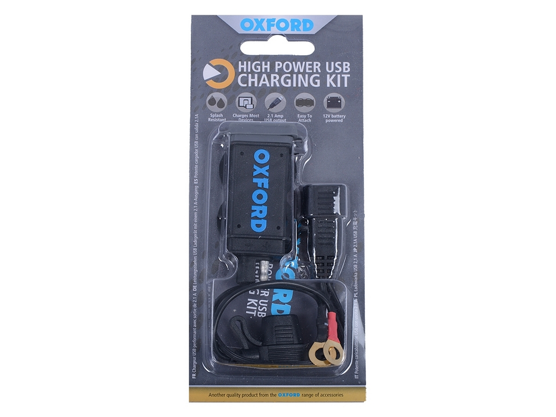 USB Charger for Motorcycle 2.1A - Oxford EL114 2
