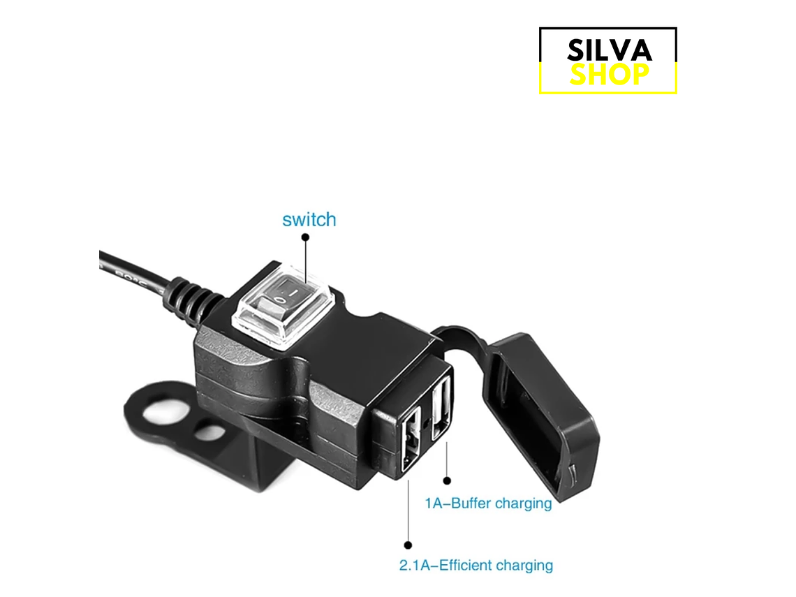 Cargador de teléfono móvil para motocicleta 2
