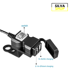Carregador de Telemóvel para Mota