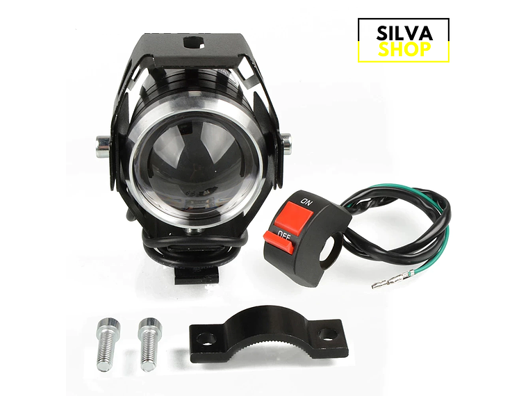 Faróis Auxiliares LED c/ Interruptor para Motas 2