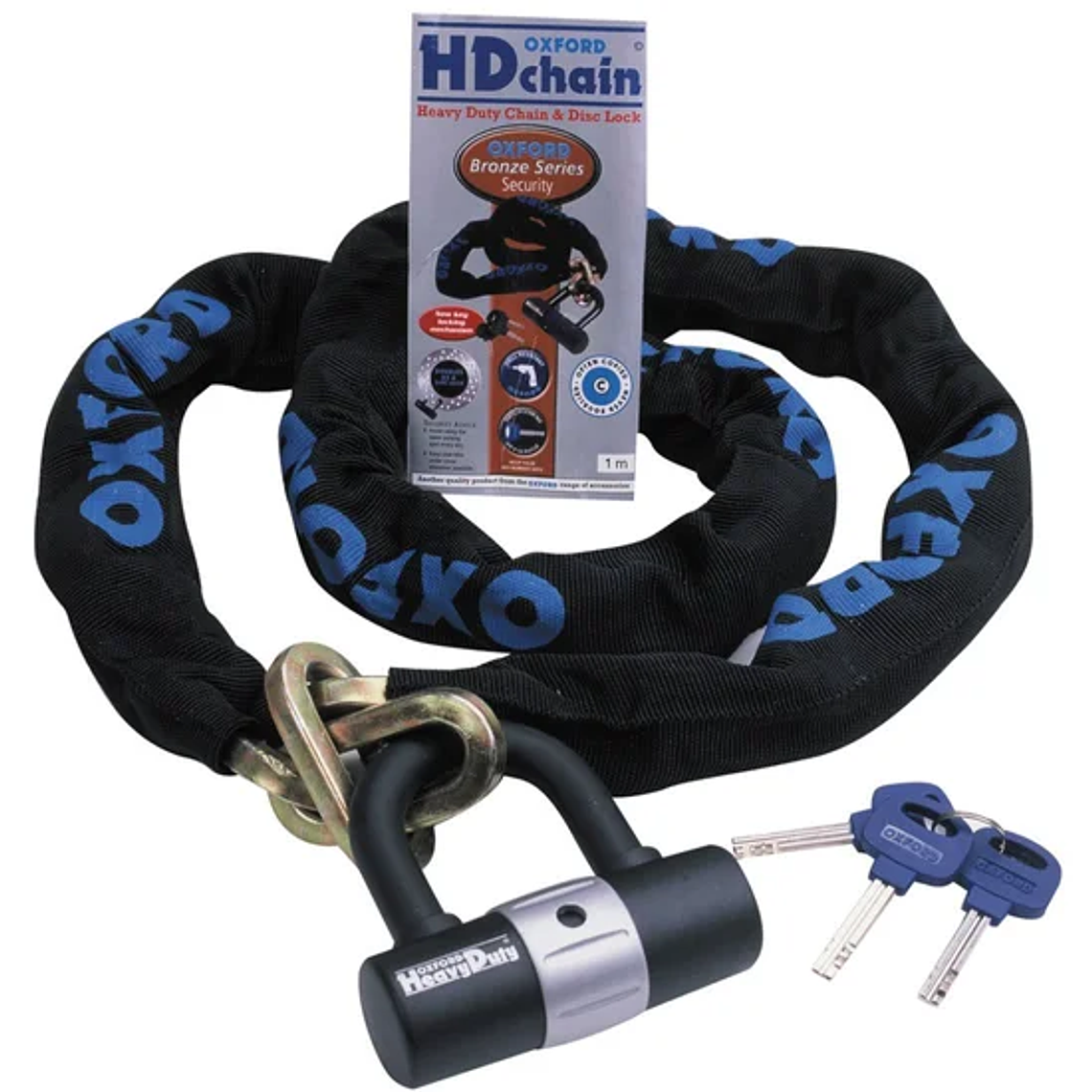 Cadeado Antirroubo Oxford Heavy Duty 1M OF157 1