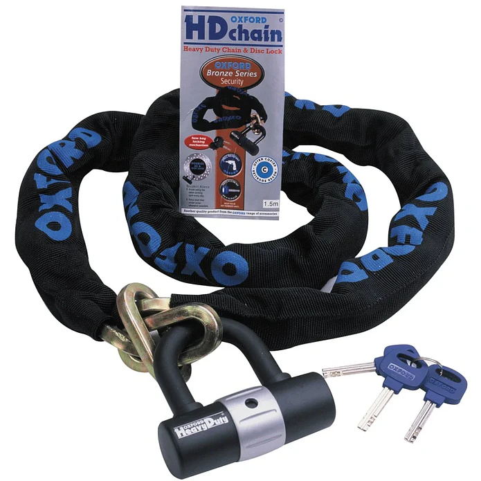 Oxford Heavy Duty 1.5M Anti-Theft Padlock OF159 1
