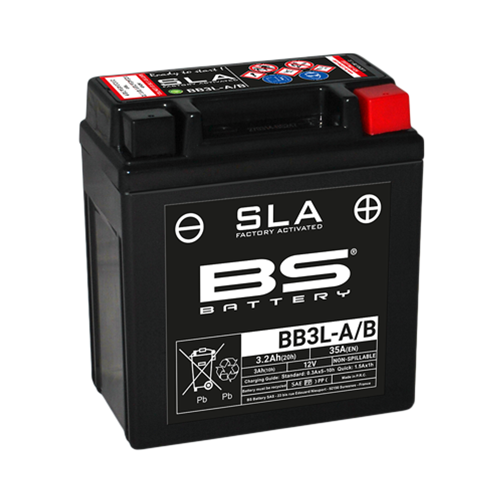 Bateria 12V 3,2Ah BB3L-A/B - BS Battery