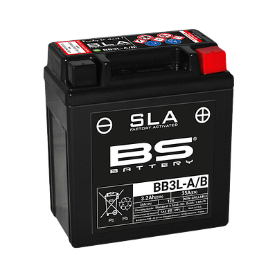 Bateria 12V 3,2Ah BB3L-A/B - BS Battery