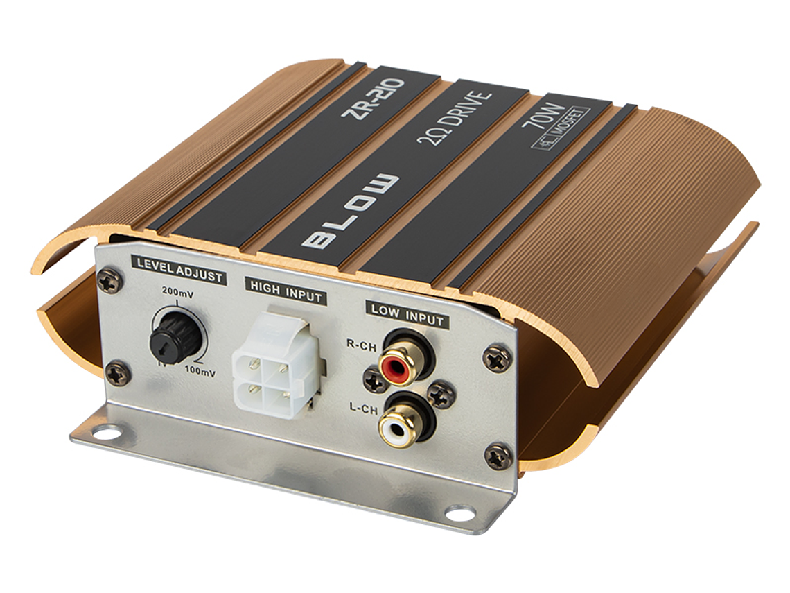  Amplificador de Áudio 2x70W - Blow ZR210 1