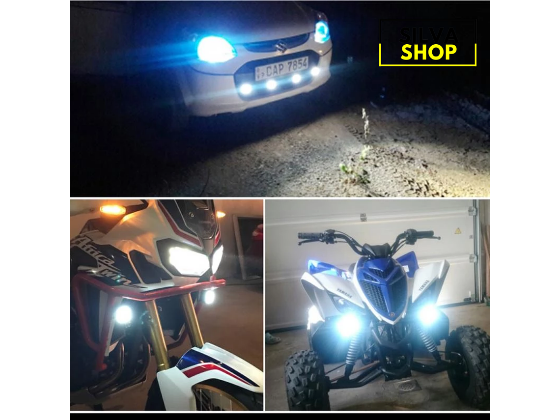 Auxiliary Headlights for Motorcycle with Switch 3