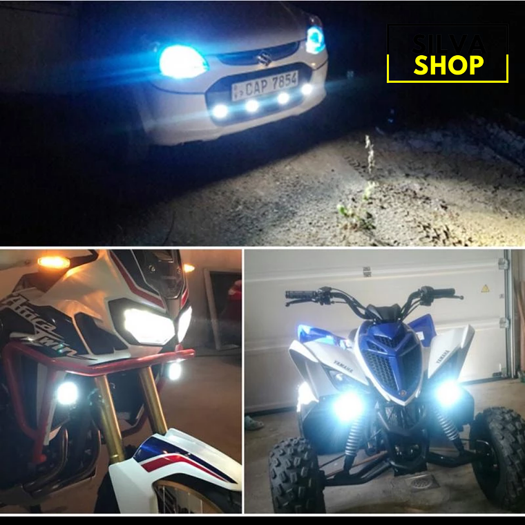 Auxiliary Headlights for Motorcycle with Switch 3