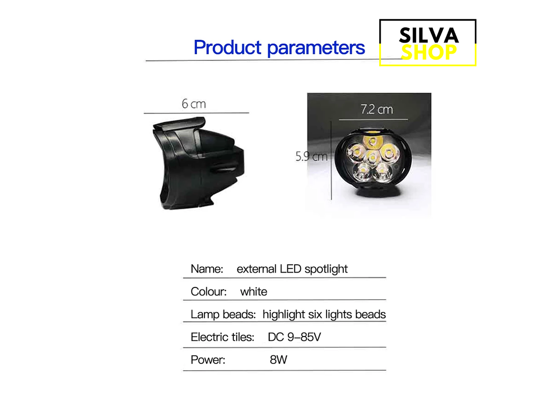 Auxiliary Headlights for Motorcycle with Switch 5