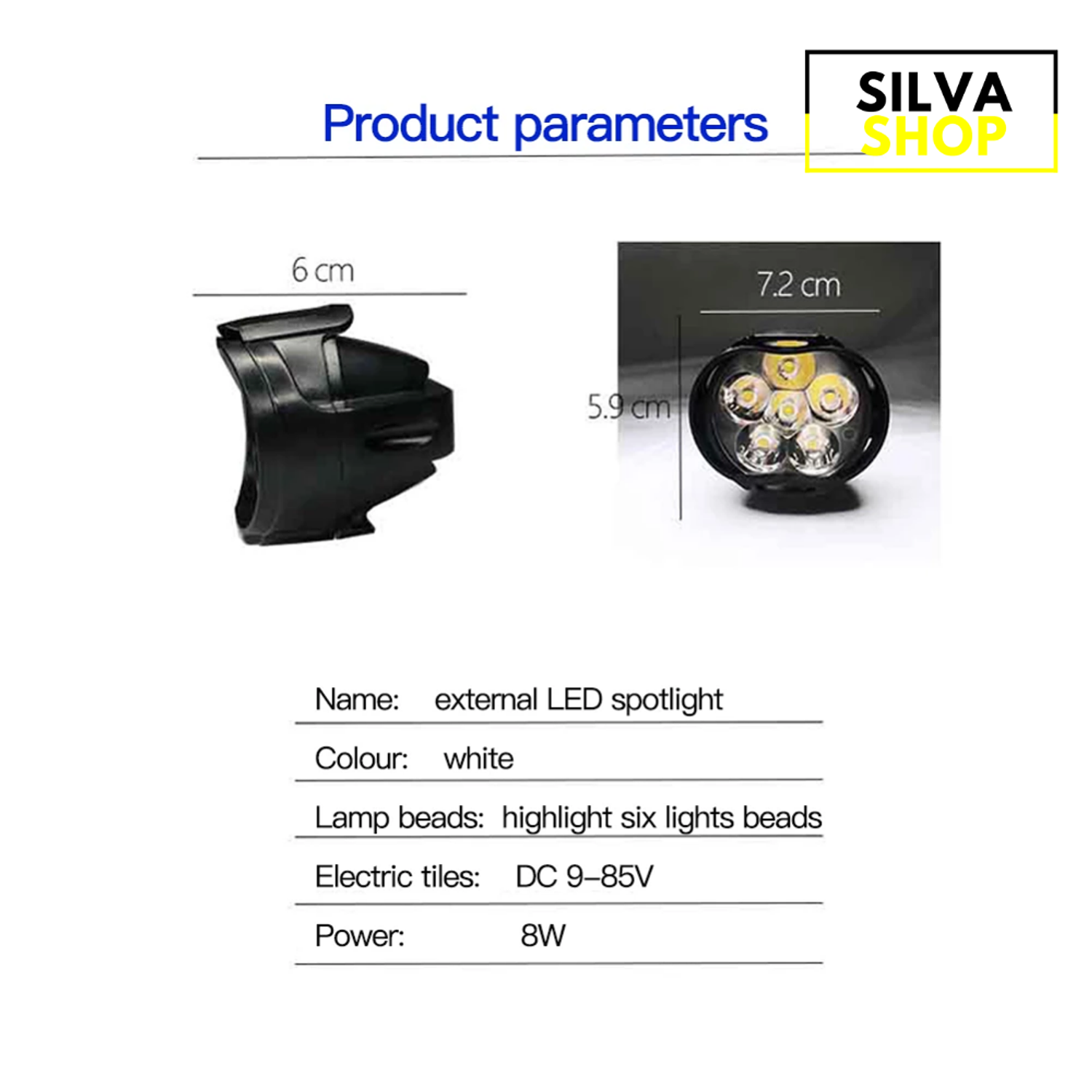 Auxiliary Headlights for Motorcycle with Switch 5