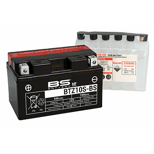 12V 8.6Ah BTZ10S-BS Battery - Yamaha MT 07 MT 09 MT 10 - BS Battery