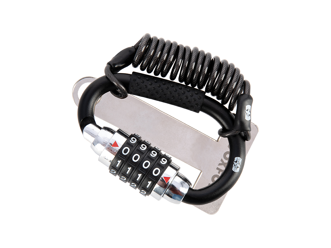 Padlock with Carabiner to Secure Helmet 1