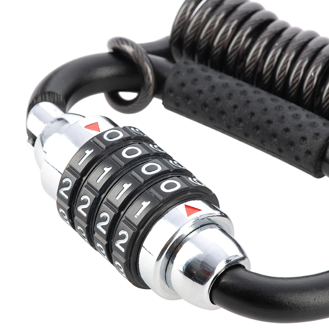 Padlock with Carabiner to Secure Helmet 3