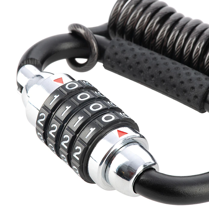 Padlock with Carabiner to Secure Helmet 3