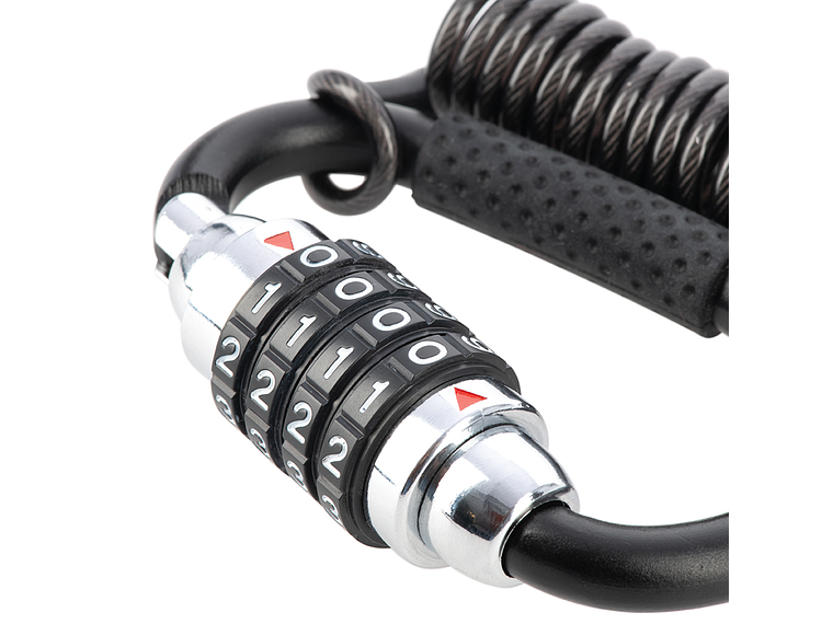 Padlock with Carabiner to Secure Helmet 3