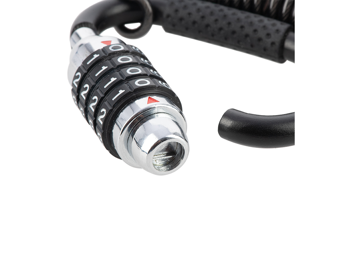 Padlock with Carabiner to Secure Helmet 4