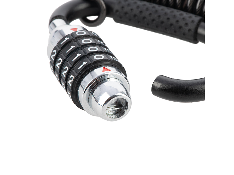 Padlock with Carabiner to Secure Helmet 4