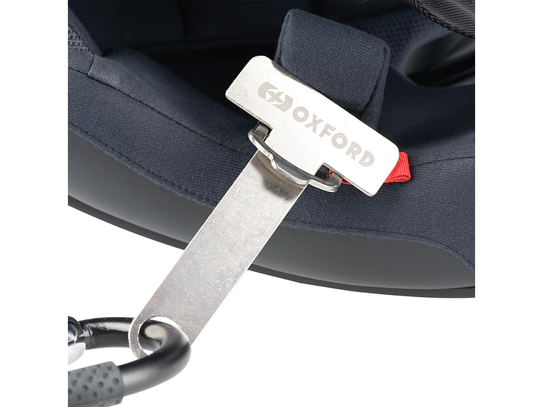 Padlock with Carabiner to Secure Helmet 6