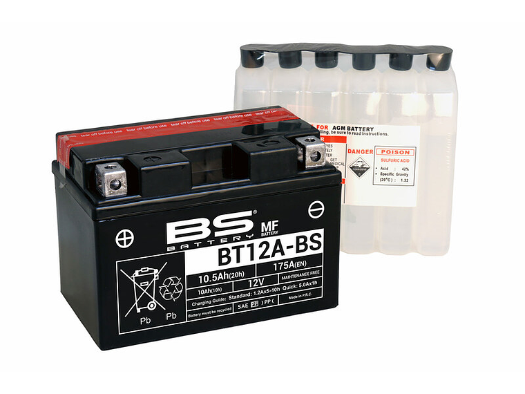 Batería 12V 10Ah BT12A-BS - Batería BS  1