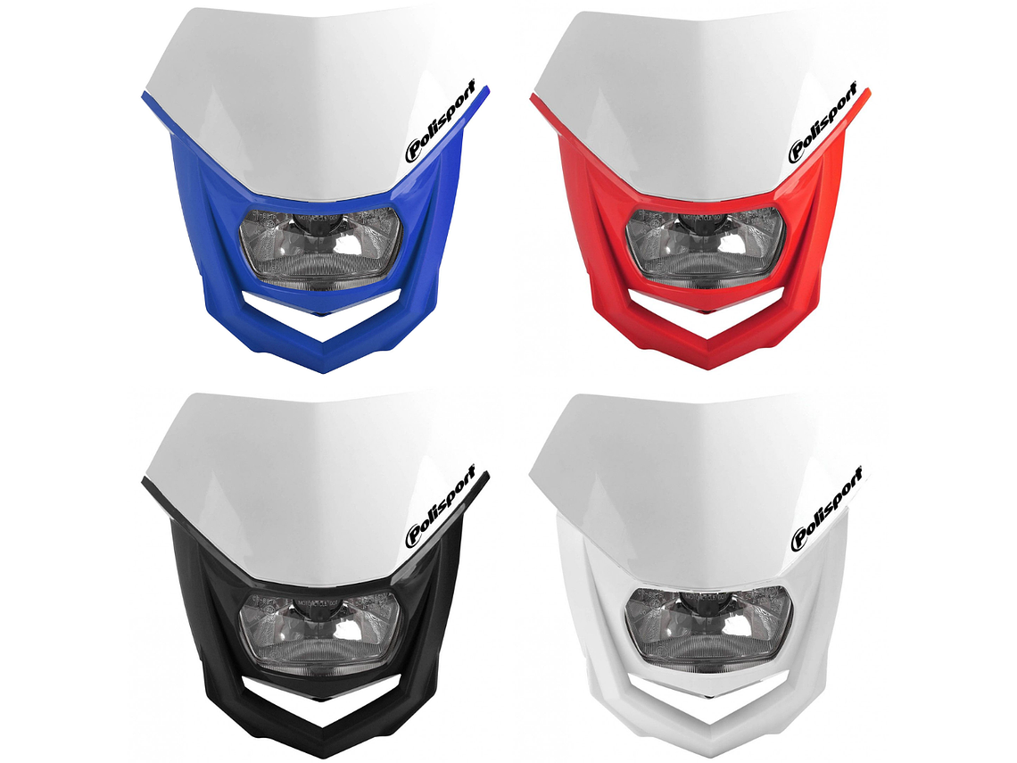 Soporte Faro Halo con Bombilla Halógena Polisport 1