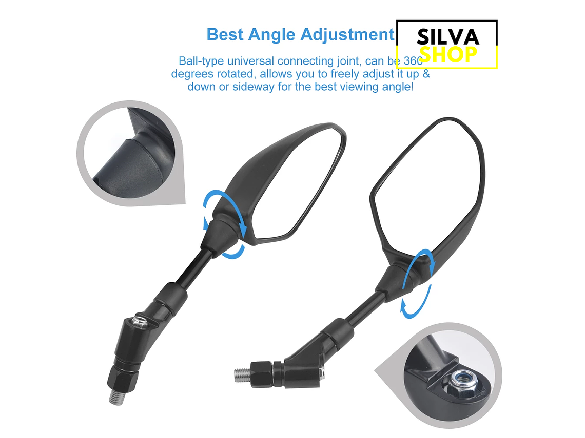 Espelhos para Yamaha MT 07 MT 09 5