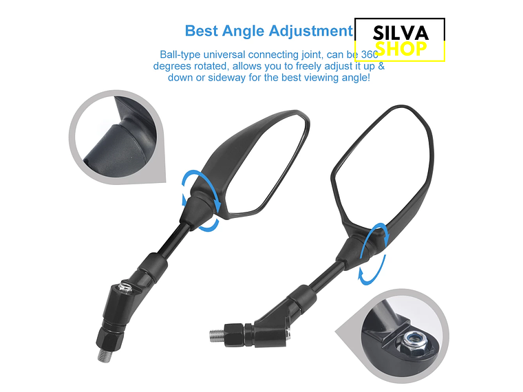 Espelhos para Yamaha MT 07 MT 09 5