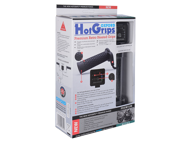 Puños calefactables Oxford Premium Retro EL693 1