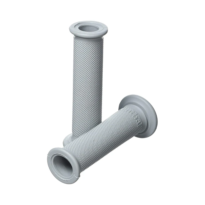 Puños cortos Renthal Road Race Full Diamond Soft - Gris claro 120 mm G147 1