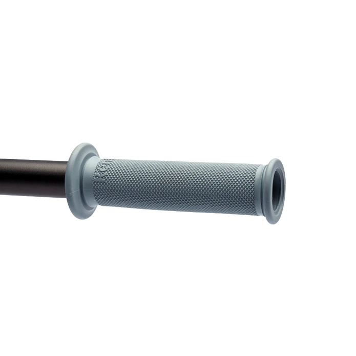 Puños cortos Renthal Road Race Full Diamond Soft - Gris claro 120 mm G147 2
