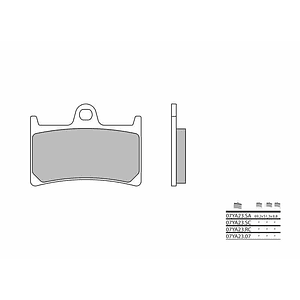 Brembo Yamaha Sintered Brake Pads 07YA23SA
