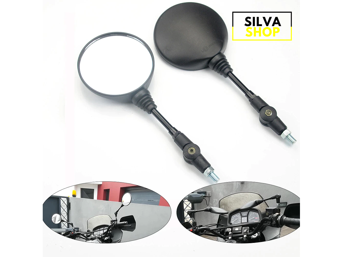Espelhos para Mota Redondos Dobráveis 2