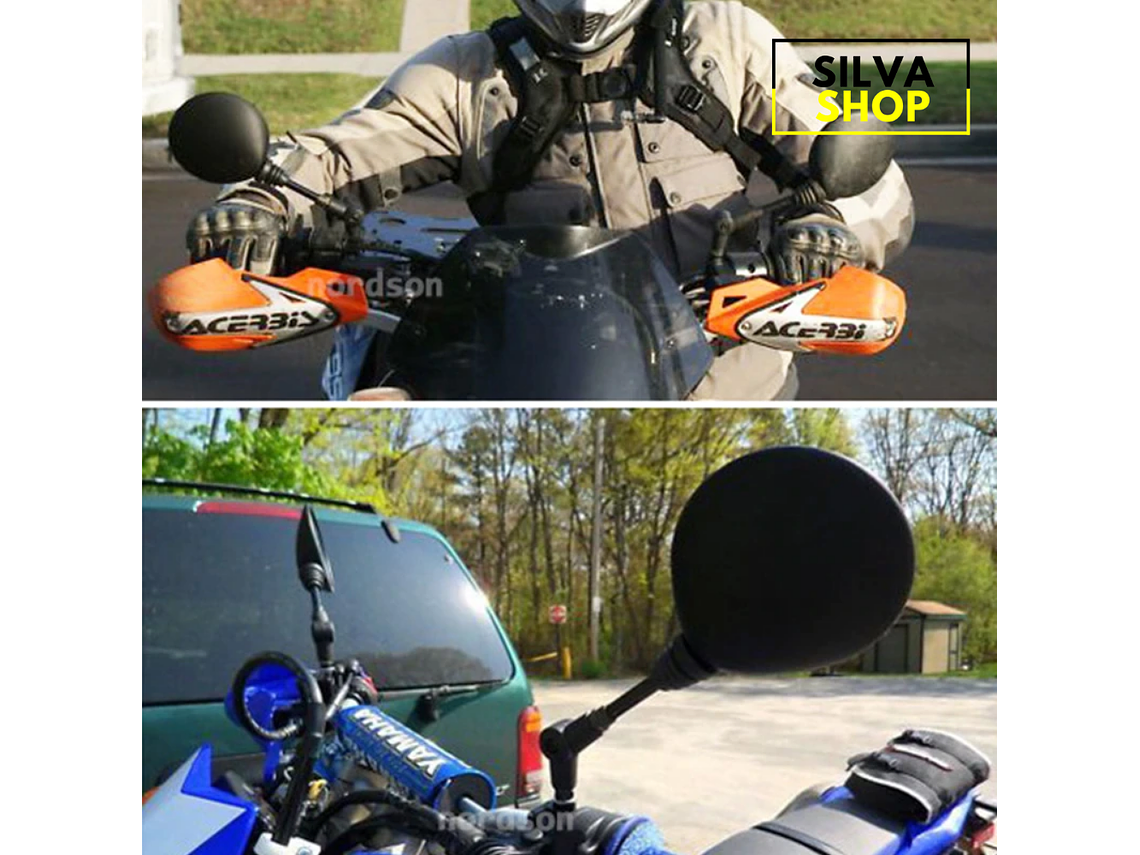 Espelhos para Mota Redondos Dobráveis 6