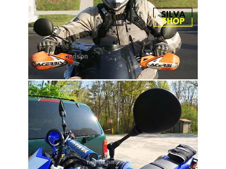 Espelhos para Mota Redondos Dobráveis 6