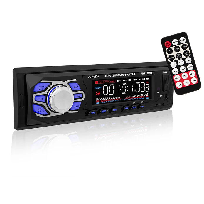 RDS MP3 4x45W car radio with FM/MMC/SD/USB/AUX/BLUETOOTH + Remote Control - AVH-8624 1