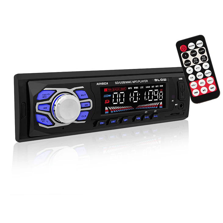 RDS MP3 4x45W car radio with FM/MMC/SD/USB/AUX/BLUETOOTH + Remote Control - AVH-8624 1