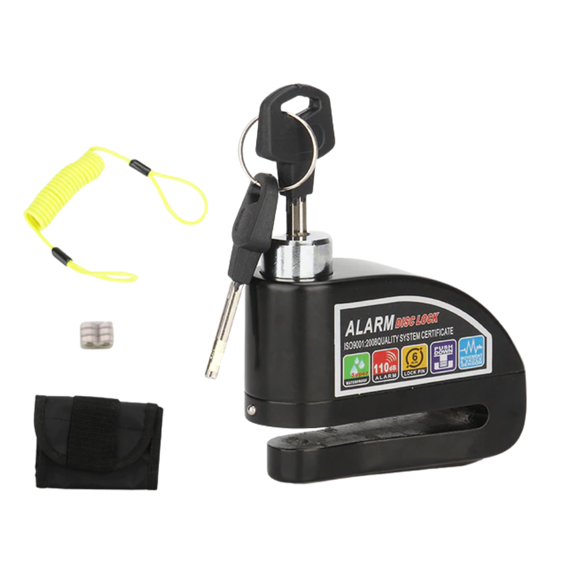 Disc Blocker with Alarm for Motorcycle 4
