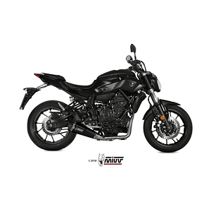 Escape MIVV Deltarace Inox Preto Yamaha MT-07 2014-2020
