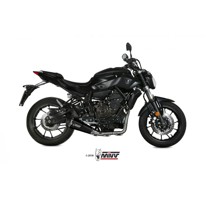Escape MIVV Deltarace Acero Inoxidable Negro Yamaha MT-07 2014-2020 1