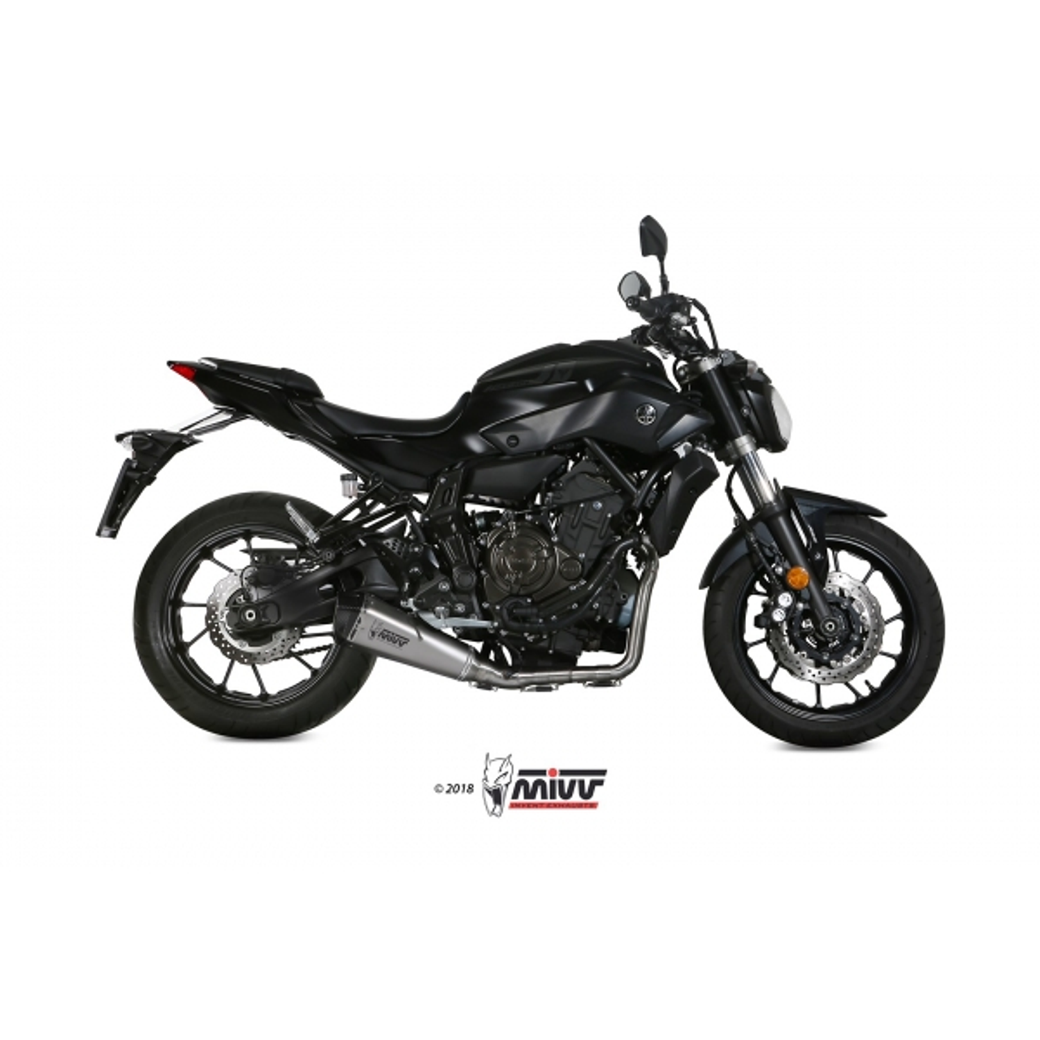 MIVV Delta Race Inox Exhaust Yamaha MT-07 2014-2020 1