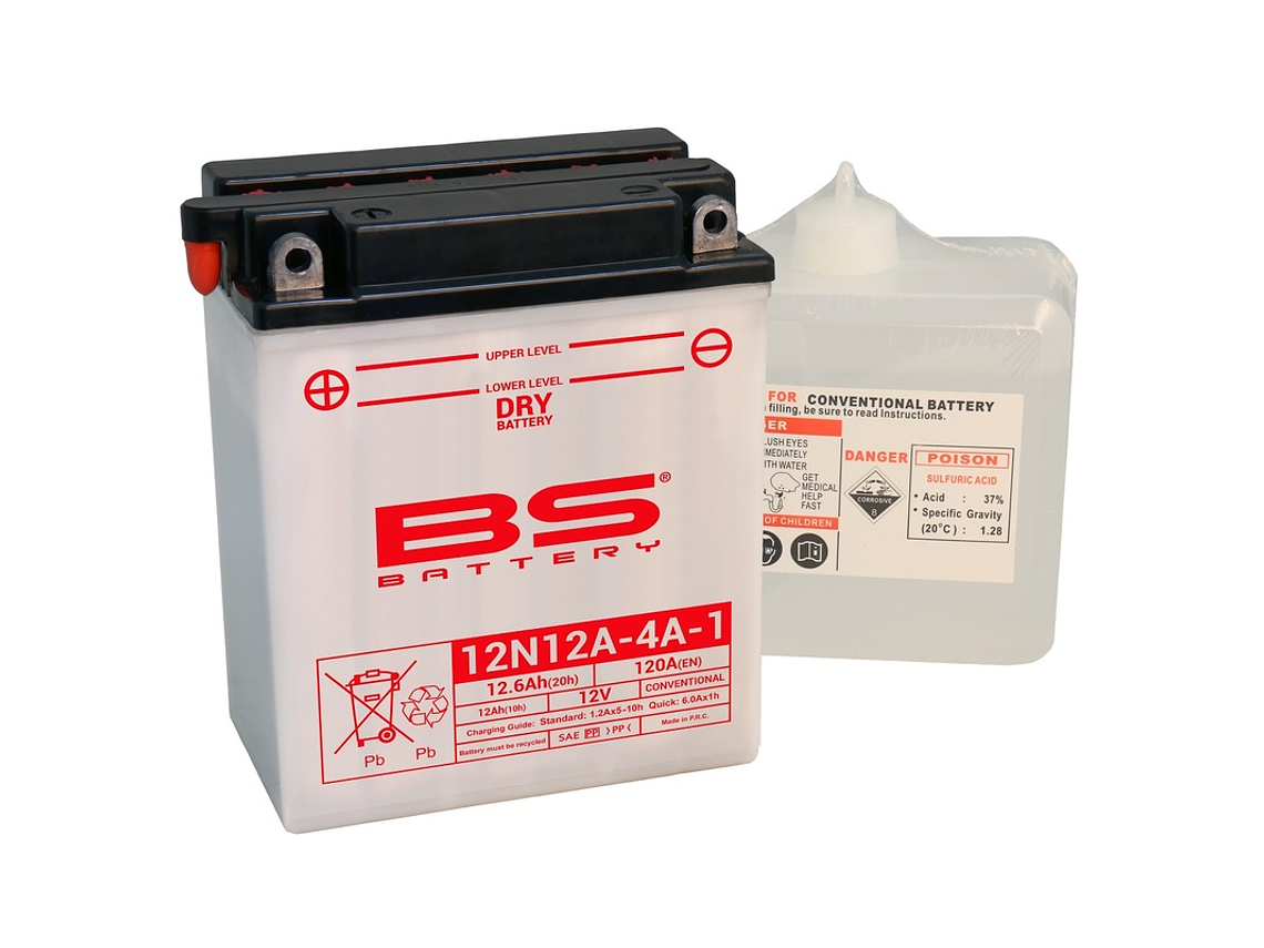Battery 12V 12Ah 12N12A-4A-1 - BS Battery 1