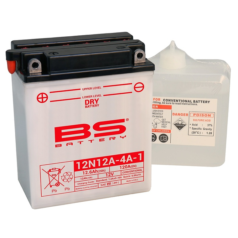 Battery 12V 12Ah 12N12A-4A-1 - BS Battery 1