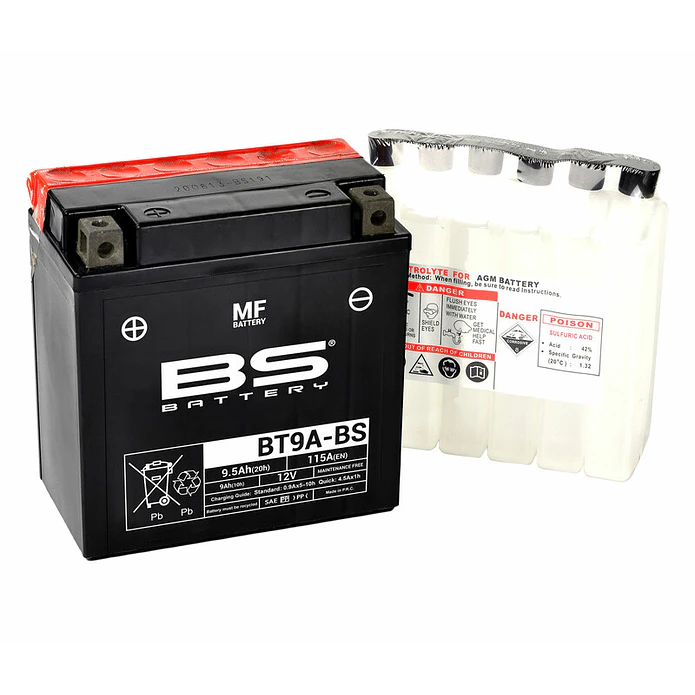 12V 9.5Ah BT9A-BS Battery - BS Battery 1