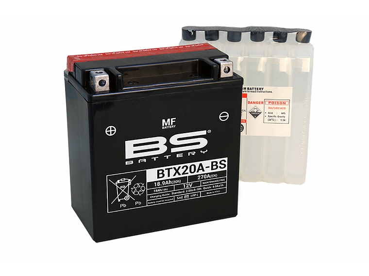 Bateria 12V 18,9Ah BTX20A-BS - BS Battery 1