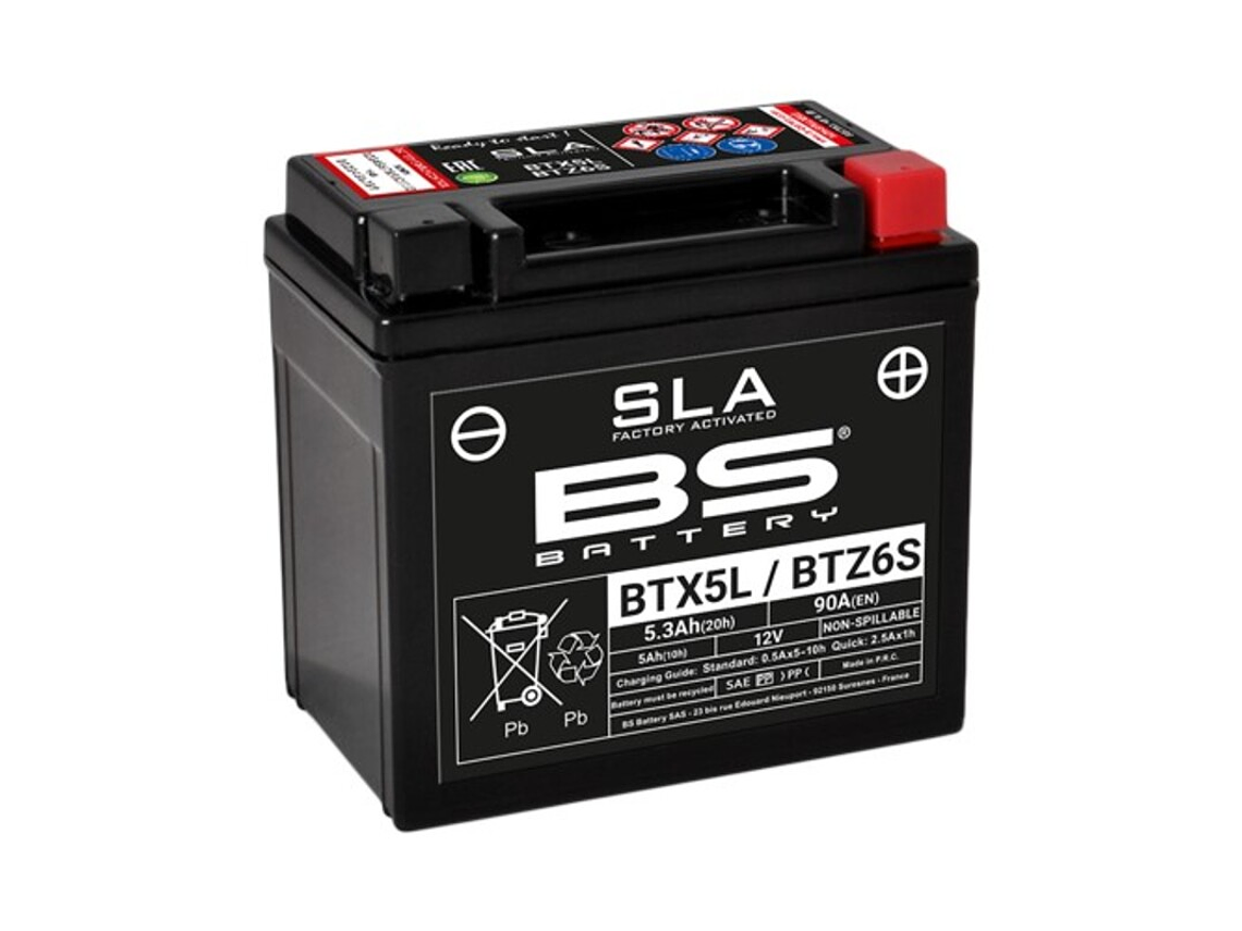 Bateria 12V 5,3Ah BTX5L / BTZ6S - BS BATTERY 1