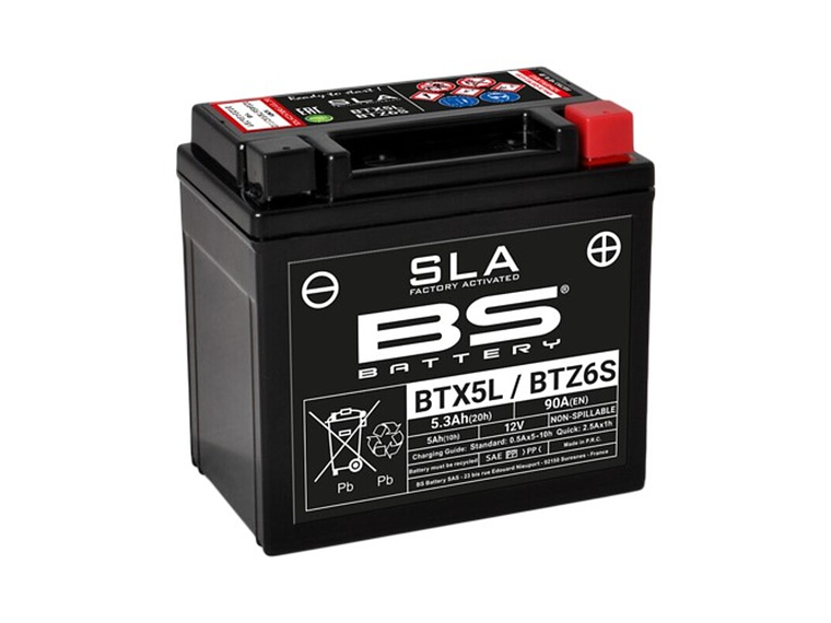 Bateria 12V 5,3Ah BTX5L / BTZ6S - BS BATTERY 1