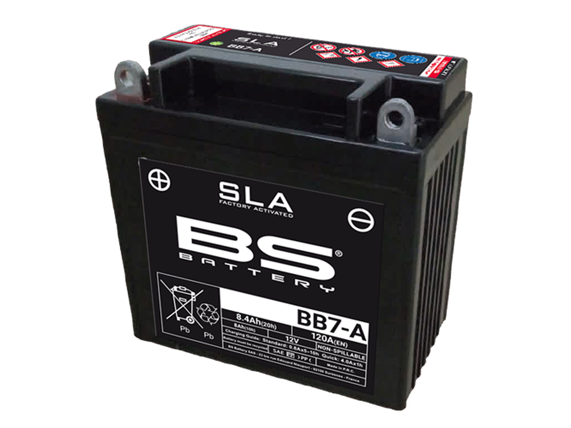 12V 8.4Ah SLA BB7-A (FA) Battery - BS Battery 1