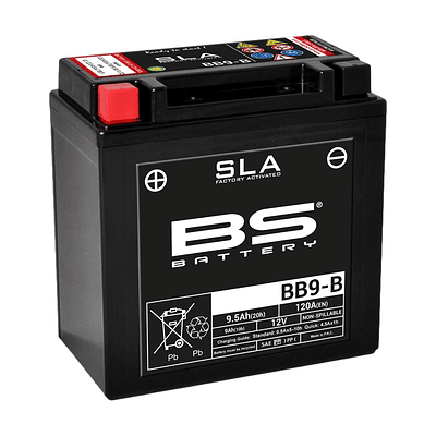 Bateria 12V 9,5Ah SLA BB9-B (FA) - BS BATTERY