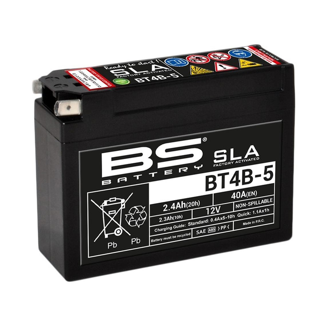 Bateria 12V 2,4Ah SLA BT4B-5 (FA) - BS Battery 1