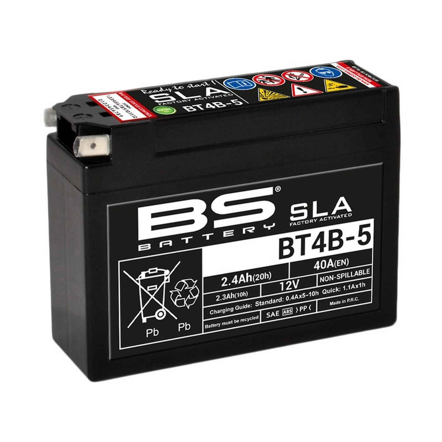 Battery 12V 2.4Ah SLA BT4B-5 (FA) - BS Battery