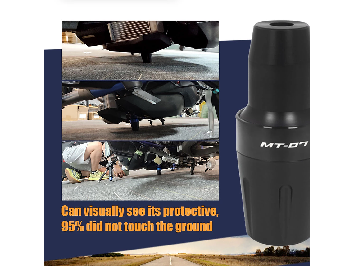 Sliders Yamaha MT 07 Black 2