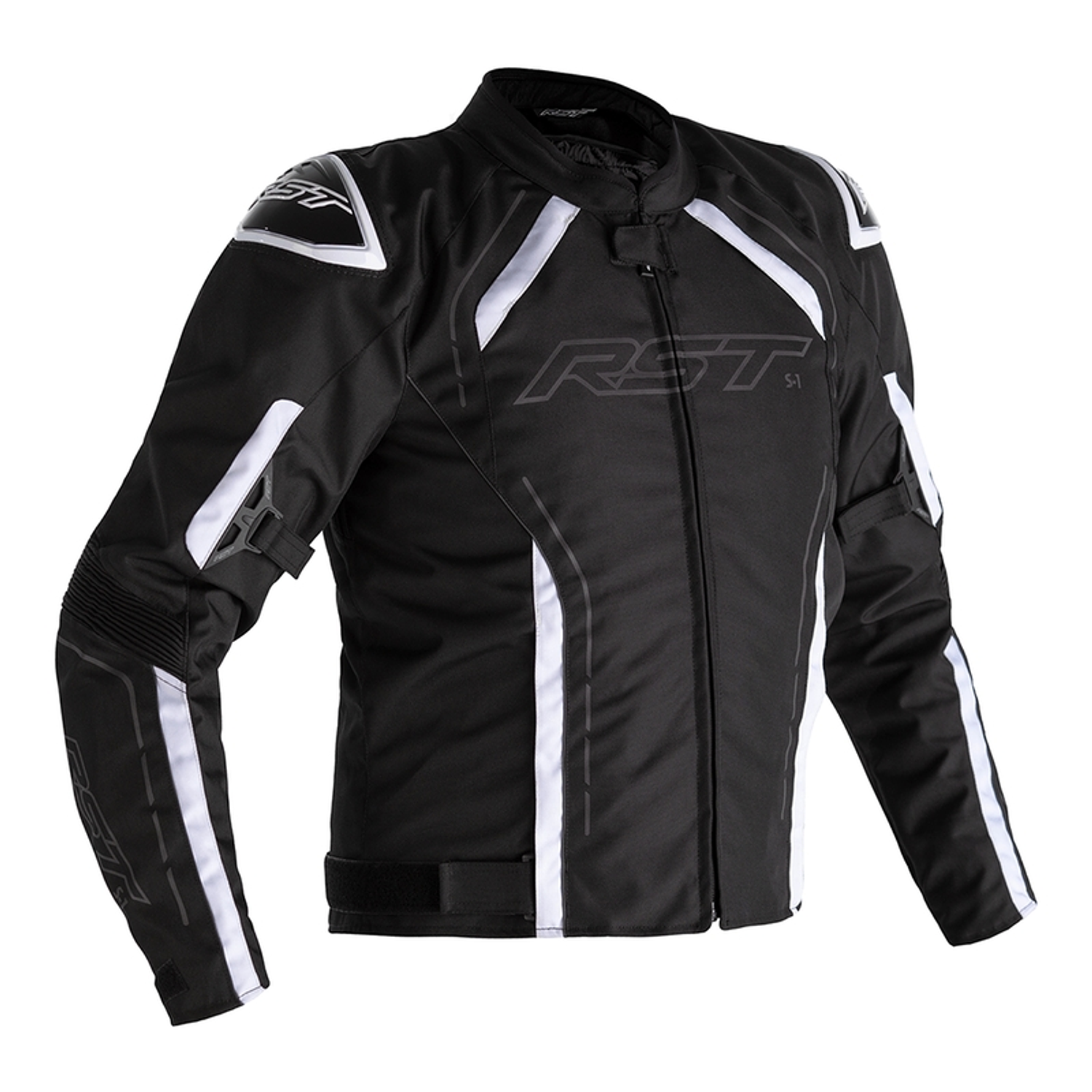 Casaco RST S-1 Preto/Branco Motociclista 1